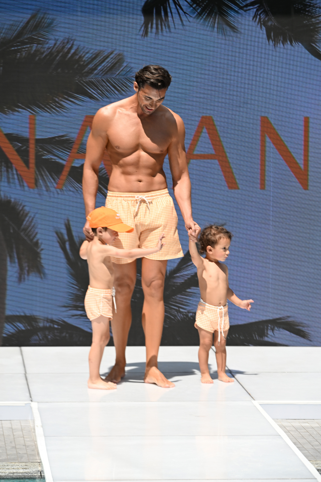 Orange Gingham THE MINI ALEX - Kid&