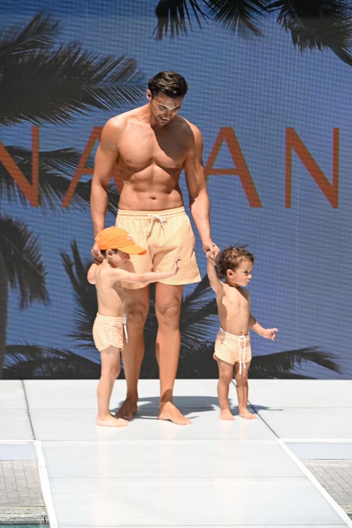 Orange Gingham THE MINI ALEX - Kid&