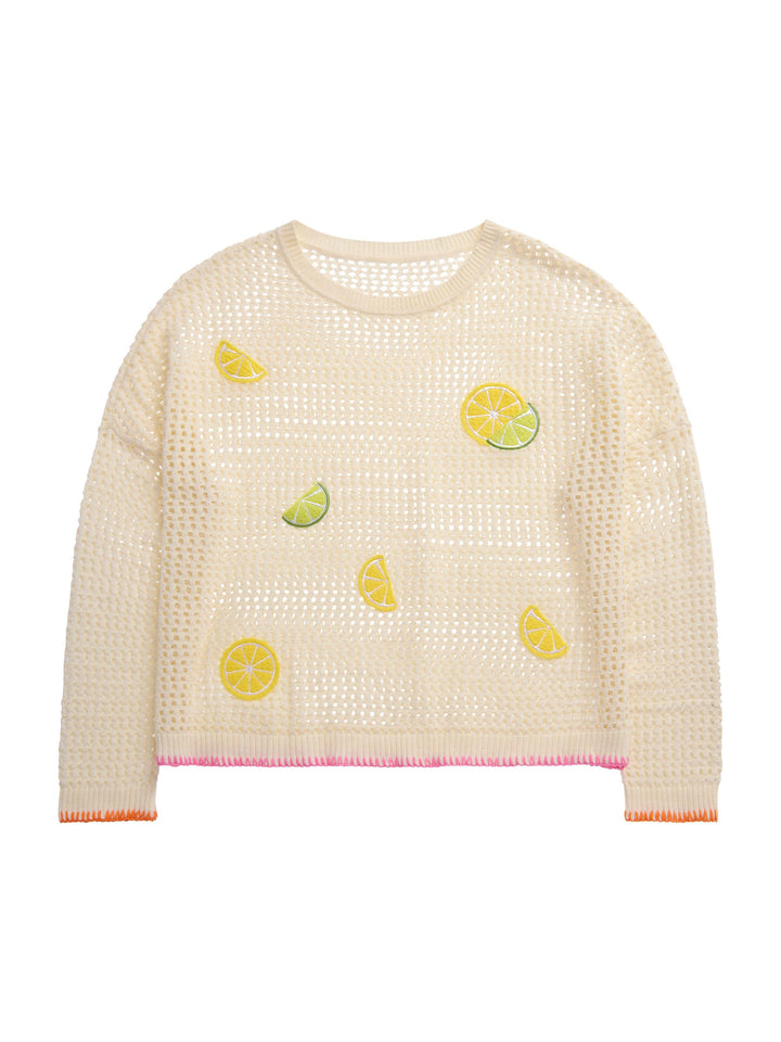 CITRUS MESH SWEATER