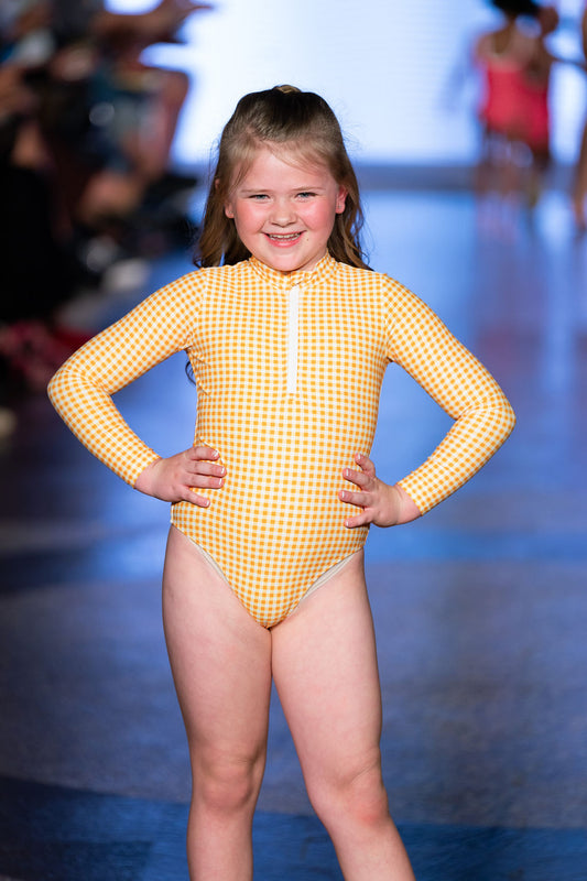 THE ESTHER - Girl's Long Sleeve Swimsuit