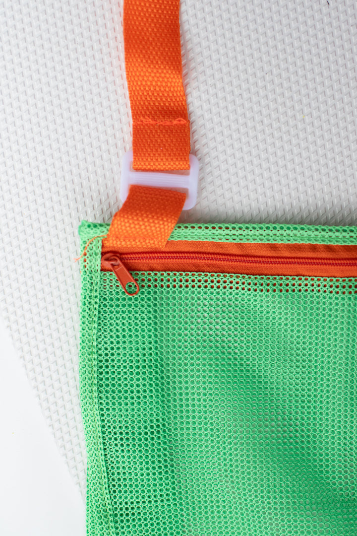Green Orange Sea Shell Mesh Bags