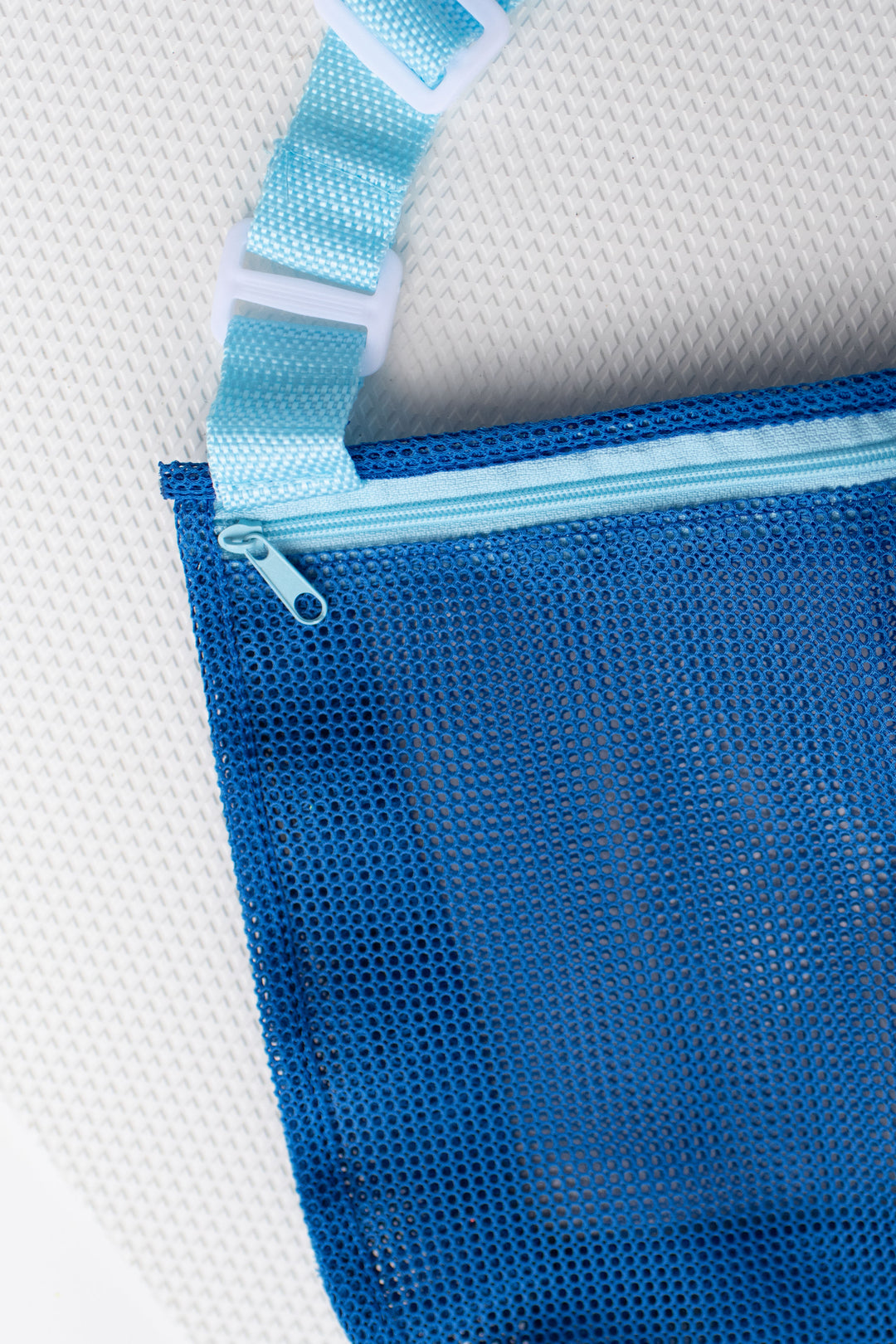 Navy Blue and Blue Sea Shell Mesh Bags
