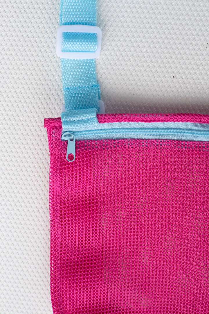 Fuchsia Blue Sea Shell Mesh Bags